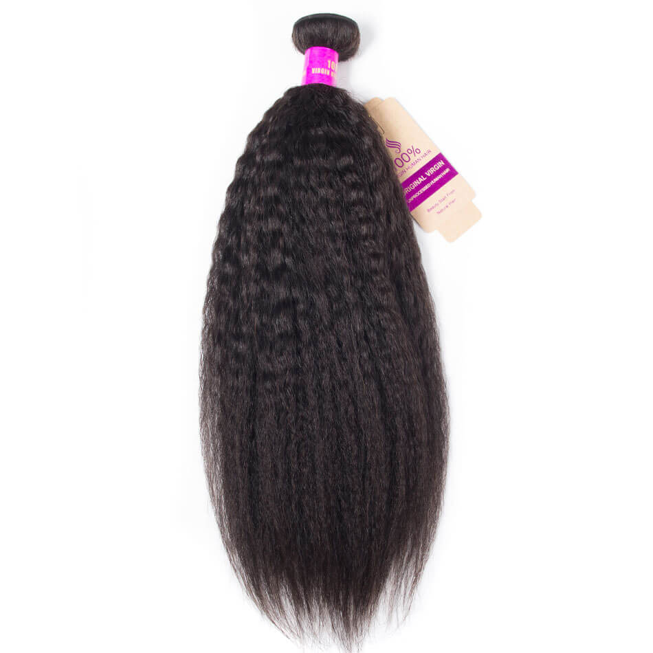 Kinky Straight Hair Bundle 1Pcs