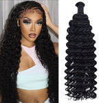1# Deep Wave Human Hair Bulk