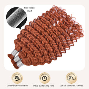 33# Deep Wave Human Hair Bulk