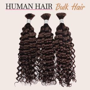 #2 Deep Curly Human Hair Bulk