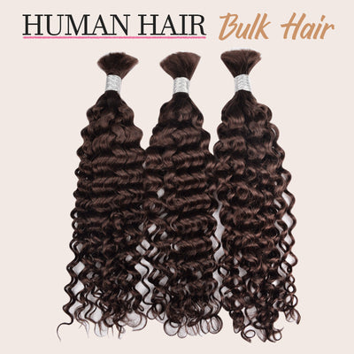 #2 Deep Curly Human Hair Bulk