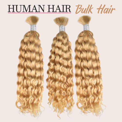 613# Deep Curly Human Hair Bulk