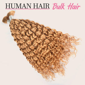 27# Deep Wave Human Hair Bulk
