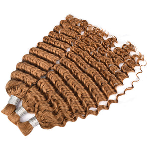 27# Deep Wave Human Hair Bulk