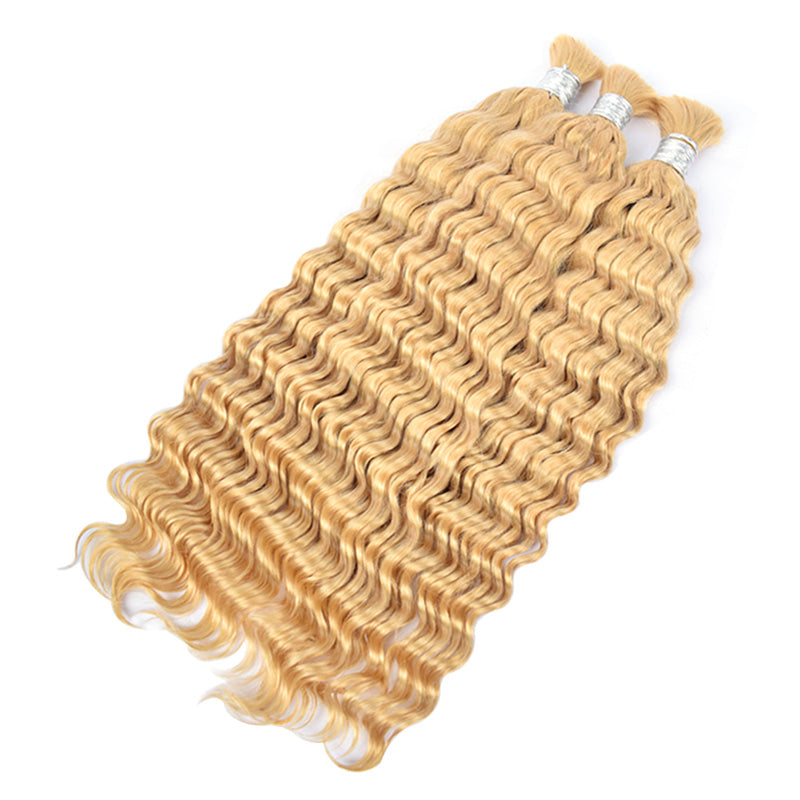 613# Deep Wave Human Hair Bulk