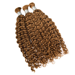 30# Deep Curly Human Hair Bulk