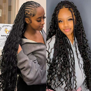 1B# Deep Wave Human Hair Bulk