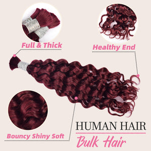 99J# Water wave Human Hair Bulk