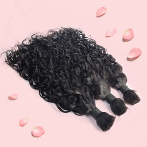 1B# Water Wave Human Hair Bulk