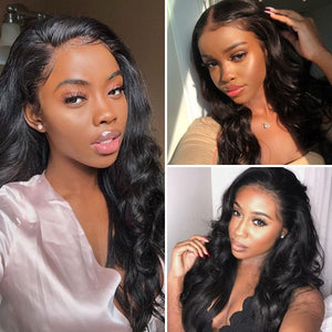 11A Body Wave Brazilian Human Hair 3 Bundles With 5x5 6x6 7x7 Closure - AliNybeauty