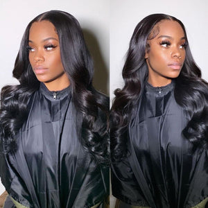 11A Body Wave Human Hair 5x5 6x6 HD Lace Closure Wig - AliNybeauty