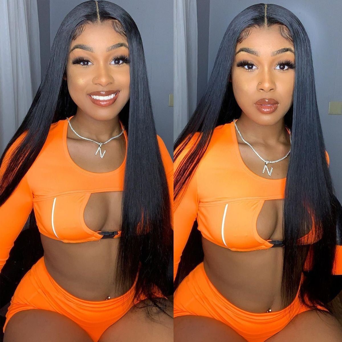 11A Straight Brazilian Human Hair 13×4 13x6 Lace Front Wig - AliNybeauty