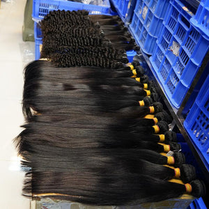 11A Straight Hair Mink Brazilian Virgin Human Hair Bundles 1Pcs/lot - AliNybeauty