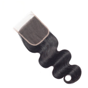Lace Closure 100% Brazilian Virgin Remy Hair Body Wave