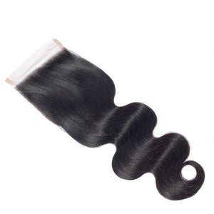 Lace Closure 100% Brazilian Virgin Remy Hair Body Wave
