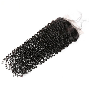 Brazilian Virgin Kinky Curly Hair Lace Closure