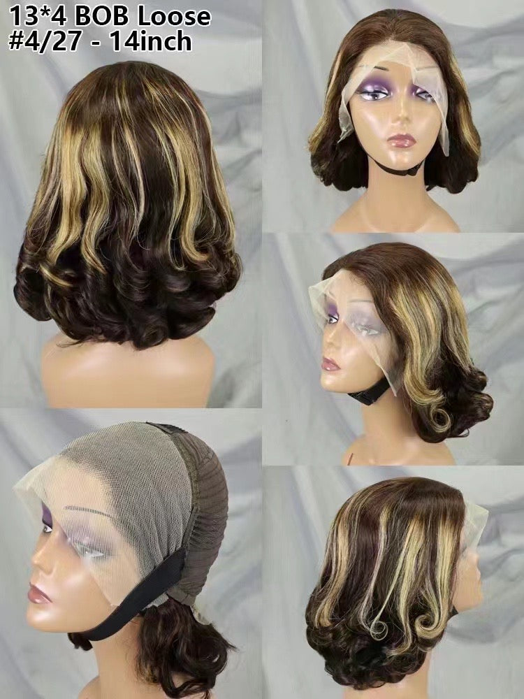 Loose Wave Bob Lace Front Wig