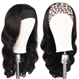 11A Body Wave Virgin Brazilian Human Hair Headband Wig