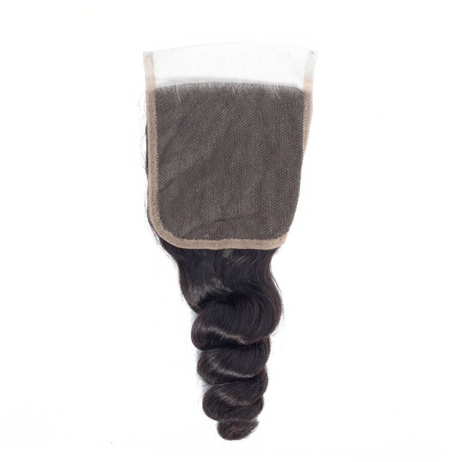  Wholesale Price Brazilian Virgin Human Hair Loose Wave Lace Closure