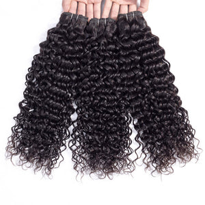 Italy Curly Human Hair Weave 1Pcs/lot