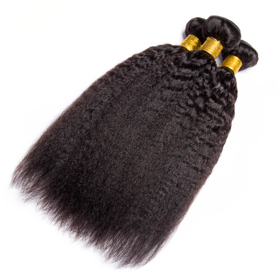 Wholesale Virgin Human Hair Kinky Straight Weave Hair
