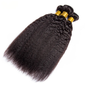 Wholesale Virgin Human Hair Kinky Straight Weave Hair