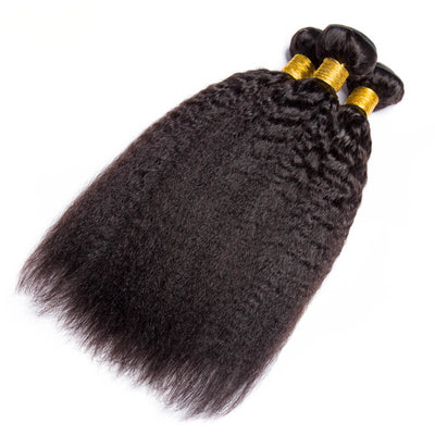 Wholesale Virgin Human Hair Kinky Straight Weave Hair
